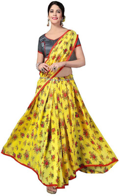 

Mathura Digital Prints Fashion Chiffon Saree(Yellow)