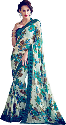 

Khushali Self Design, Printed Fashion Georgette Saree(Multicolor)