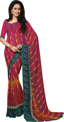 

Vishal Printed Fashion Georgette Saree(Pink)
