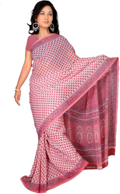 

Jiya Self Design Fashion Georgette Saree(Pink)