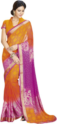 

Vishal Printed Fashion Georgette Saree(Multicolor)
