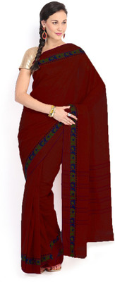 

Javuli Woven Chettinadu Handloom Cotton Saree(Maroon)