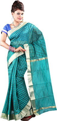 

Anushree Saree Self Design Fashion Chanderi Saree(Multicolor), Light green