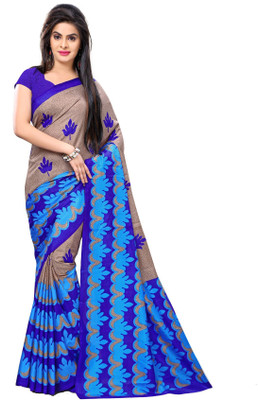 

Kjs Printed Bollywood Art Silk Saree(Multicolor)