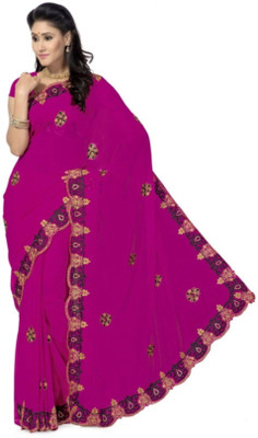 

Areum Embroidered Bollywood Georgette Saree(Multicolor)