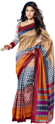 

Sunaina Printed Daily Wear Synthetic Saree(Multicolor)