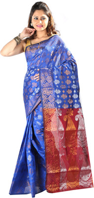 

Anushree Saree Self Design Fashion Satin Saree(Multicolor), Blue