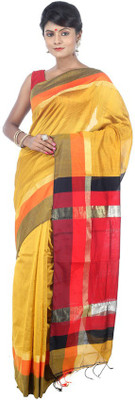 

AVIK Self Design Bhagalpuri Handloom Silk Saree(Multicolor)