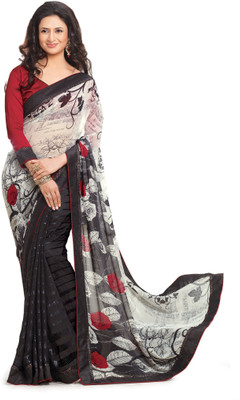 

Ridham Sarees Self Design Fashion Handloom Georgette Saree(Multicolor)