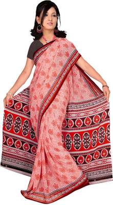 

Khushali Self Design, Printed Fashion Georgette Saree(Pink, Multicolor), Multicolor;pink