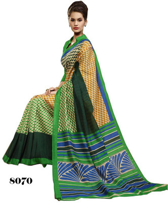

Shoppie Zone Printed Daily Wear Cotton Saree(Multicolor)