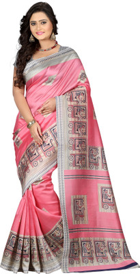 

E-Vastram Printed Bollywood Art Silk Saree(Multicolor), Multicolor-1