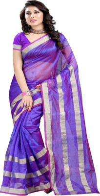 

Ansu Fashion Solid Fashion Georgette Saree(Green)