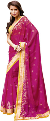 

Vishal Printed Fashion Georgette Saree(Pink)