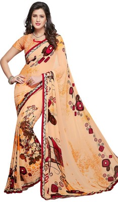 

PSHOPEE Printed Fashion Chiffon Saree(Multicolor)