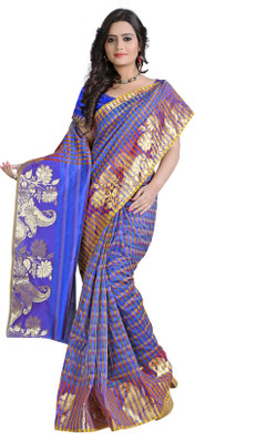 

E-Vastram Woven Banarasi Banarasi Silk Saree(Multicolor)