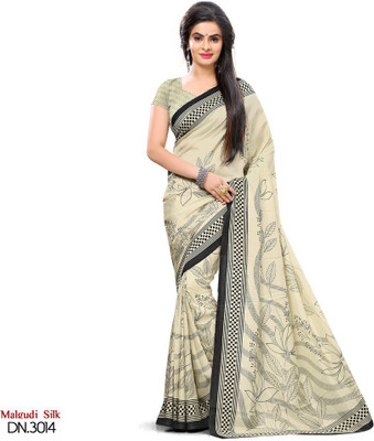 

Sunaina Printed Bhagalpuri Art Silk Saree(Multicolor)