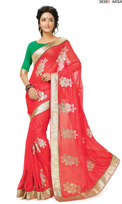 

Ridham Sarees Self Design Fashion Georgette Saree(Multicolor)