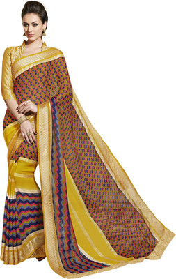 

Vishal Solid Fashion Viscose Saree(Yellow)