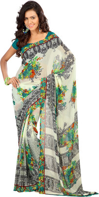 

Party Wear Dresses Printed Fashion Art Silk Saree(Multicolor), Multicolor350