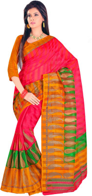 

Gugaliya Solid, Paisley, Printed Fashion Cotton Saree(Multicolor)