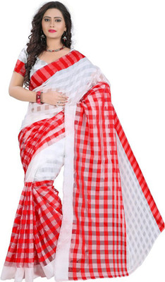 

Indian Wear Online Printed Fashion Cotton Saree(Red)