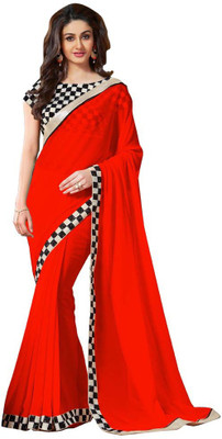 

Stylezone Embroidered Fashion Chiffon Saree(Pink)