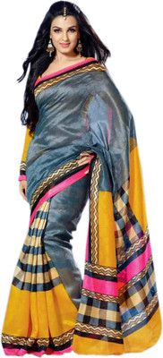 

Sunaina Printed Daily Wear Synthetic Saree(Multicolor)