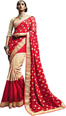 

Vishal Solid Fashion Georgette Saree(Maroon)