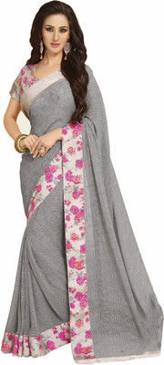 

Vishal Self Design Bollywood Georgette Saree(Grey)