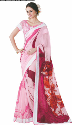 

Jiya Self Design, Printed Fashion Art Silk, Cotton Saree(Pink, Multicolor), Multicolor;pink