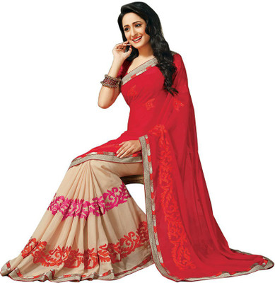 

Indian Wear Online Printed Fashion Pure Chiffon Saree(Multicolor), Multicolor448