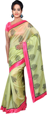 

Sunaina Printed Fashion Art Silk Saree(Multicolor)