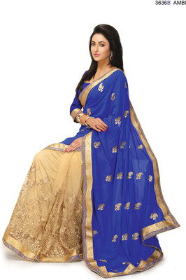 

Ridham Sarees Self Design Fashion Georgette Saree(Multicolor)