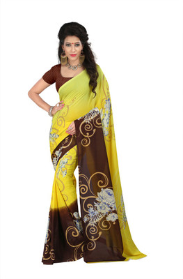 

Anushree Saree Printed Fashion Dupion Silk Saree(Multicolor)