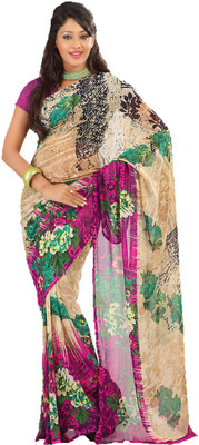 

Indian Wear Online Printed Fashion Art Silk Saree(Multicolor), Multicolor168