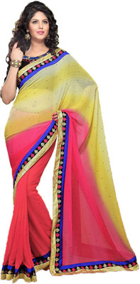 

Indian Wear Online Embroidered Fashion Net Saree(Multicolor)