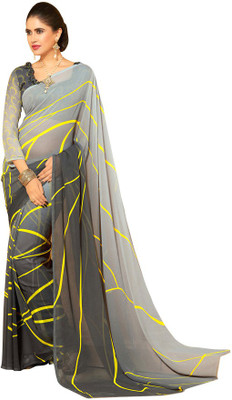 

Khushali Self Design, Printed Fashion Georgette Saree(Grey, Multicolor), Grey;multicolor;yellow
