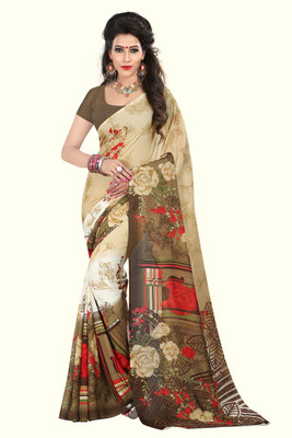 

Anushree Saree Printed Fashion Dupion Silk Saree(Multicolor)