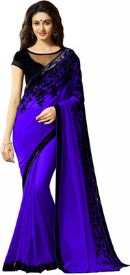 

Parishi Fashion Embroidered Fashion Georgette Saree(Multicolor)