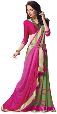 

Ridham Sarees Printed Fashion Chiffon Saree(Multicolor)