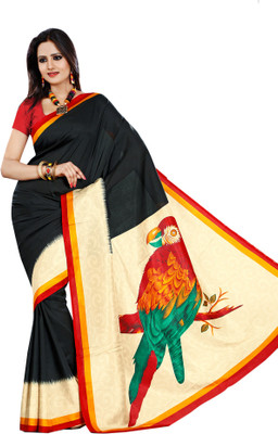 

Sunaina Printed Fashion Art Silk Saree(Multicolor)