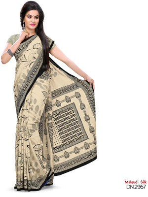 

Sunaina Printed Bhagalpuri Art Silk Saree(Multicolor)