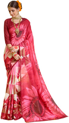 

Sunaina Printed Fashion Art Silk Saree(Multicolor)