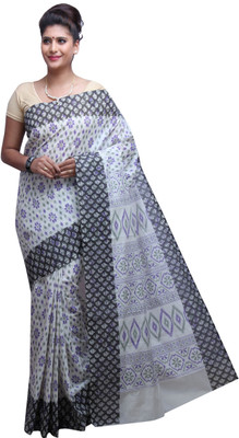 

Darps Self Design Balarampuram Cotton Saree(Multicolor), Cream