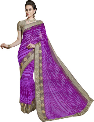 

Vishal Solid Fashion Viscose Saree(Purple)