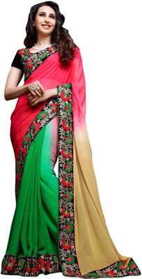 

Saara Self Design Fashion Georgette Saree(Multicolor)