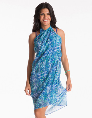 

PrettySecrets Printed Women's Sarong, Blue