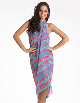 

PrettySecrets Printed Women's Sarong, Magenta