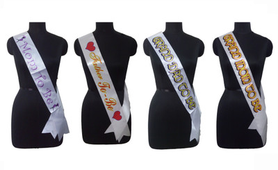 

Atpata Funky Baby Shower Sash Combo1